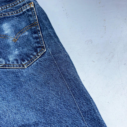 Levis 505 Vintage 90s Orange Tab Jeans Blue Med 501 Wash 33x34 Act 31x33