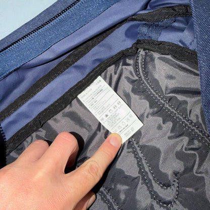 VTG Nike Backpack Blue Lots Of Pockets Gym Sports 90s Y2K Travel Carry On