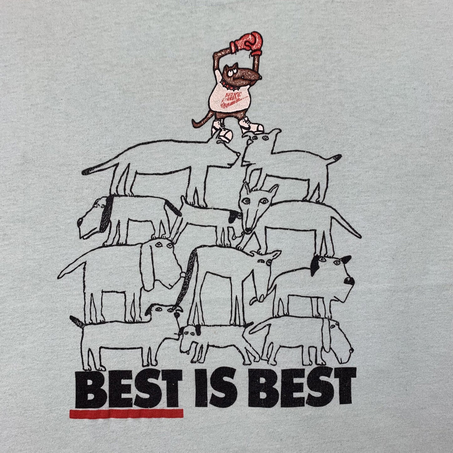 Nike Vintage T Shirt Mens Best Is Best Animals Dog Wolf Jordan Rap Cute Love Box