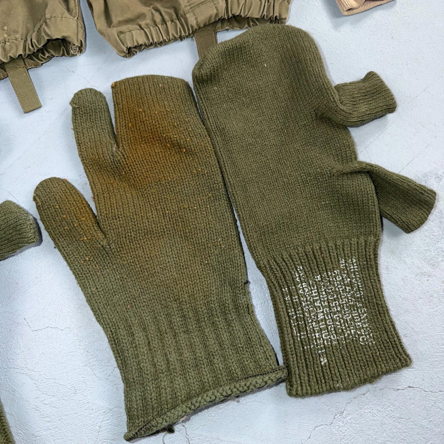 Mitten Shells Cold Weather Trigger Finger M-1951 Military Lot Collection Gloves