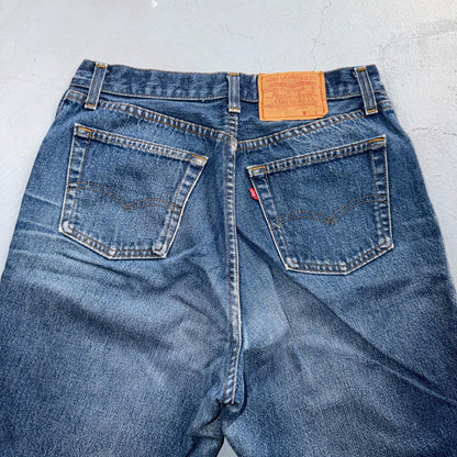 Levis 501 Vintage 80s USA XX Straight Leg Jeans High Rise Sz 13 Womens Act 28x31