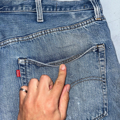 Levis 501 Vintage 70s SS Redline Selvedge USA XX Jeans Med Wash 48x30 Act 43x22