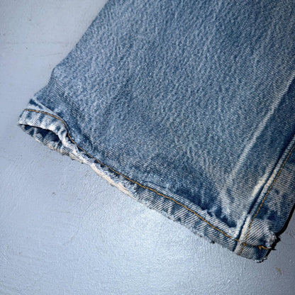 Levis 501 Vintage Y2K 90s XX Straight Leg Jeans Blue Light Wash 34x34 Act 31x30