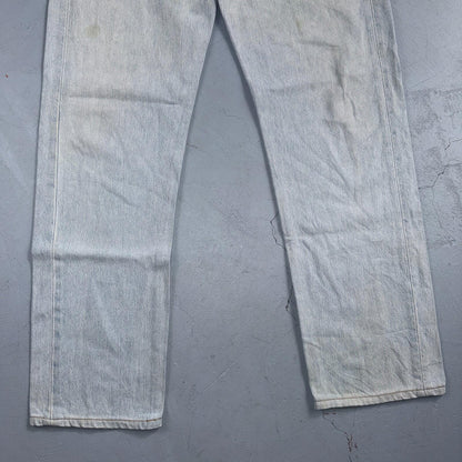 Levis 501 Vintage Y2K 90s XX Straight Leg Jeans Blue Light Wash 36x36 Act 35x32