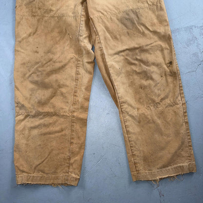 VTG 50s 60s Duxback Pants Falcon 28x27 Khaki Casual Creased Outdoor Rockabilly