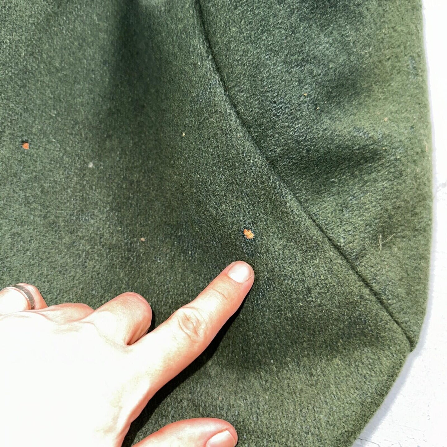 VTG Codet Wool Jacket Mackinaw Hunting Reversible Green Orange Outdoor Men’s L