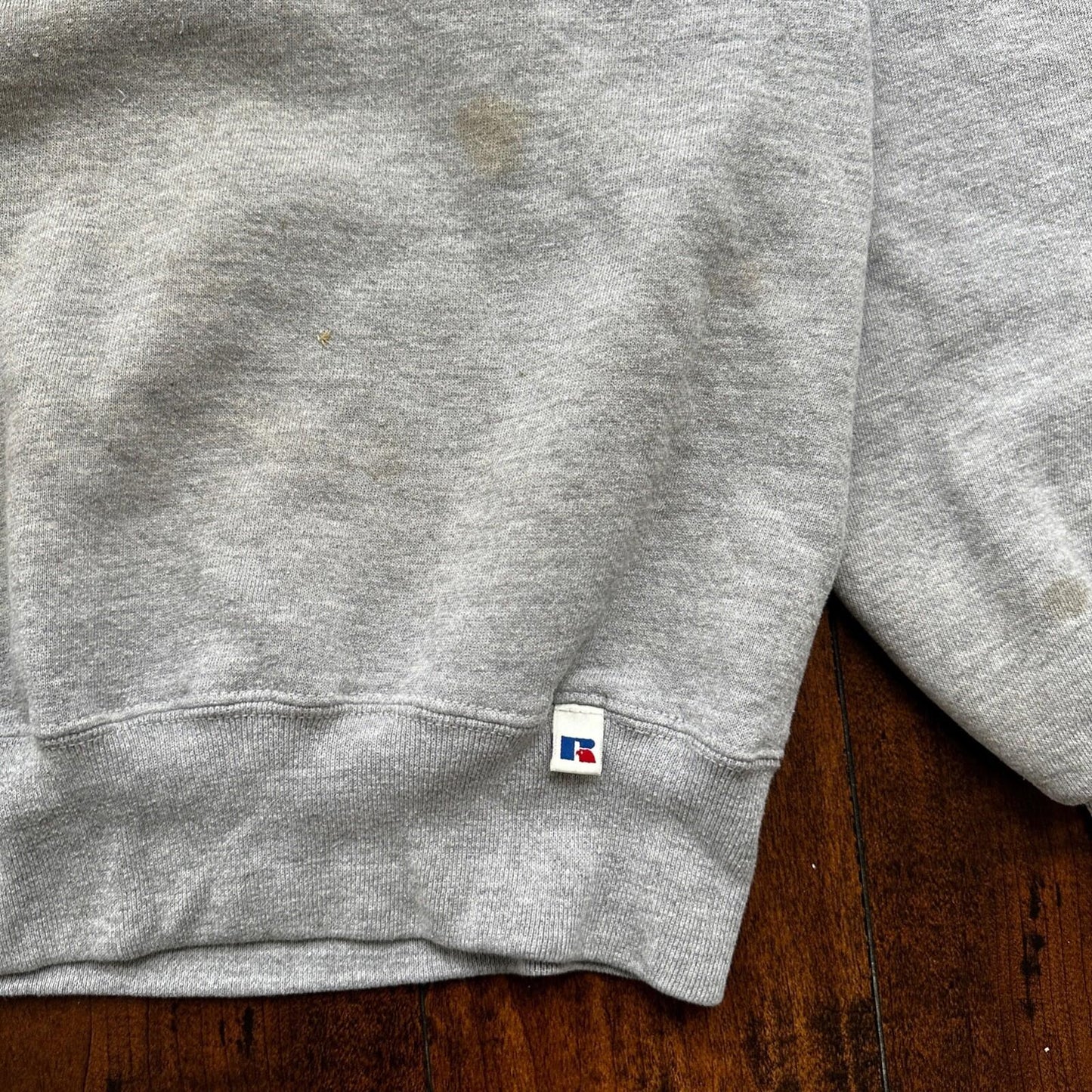 Vintage Russell Athletic Sweatshirt Grey L 90s V Basic Cool 1990s Gym