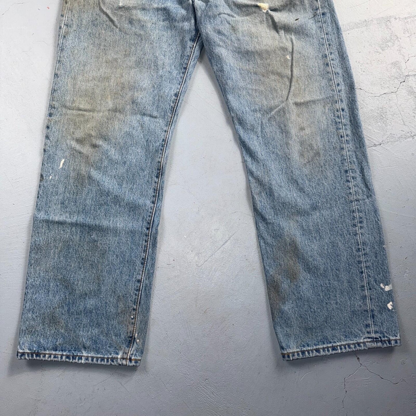 Levis 501 Vintage Y2K XX Straight Leg Jeans Blue Light Wash 36x30 Act 34x28