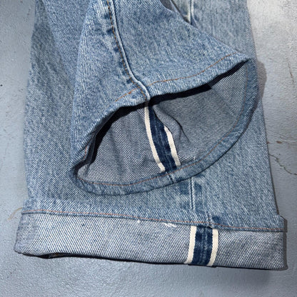 Levis 501 Vintage 80s Redline Selvedge USA XX Jeans Light Wash 30x30 Act 28x27