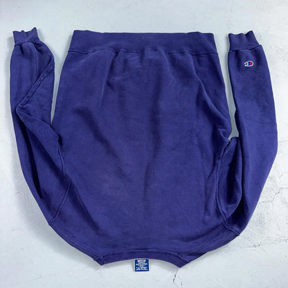 Champion 90s M Sweatshirt VTG Crewneck Blue Medium Basic Simple Mexico
