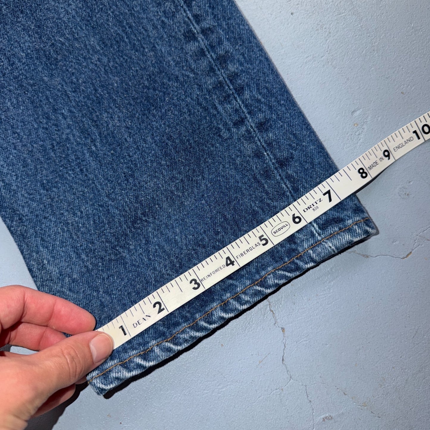 Levis 501 Vintage 80s USA XX Straight Leg Jeans Blue Med Wash 33x36 Act 30x31