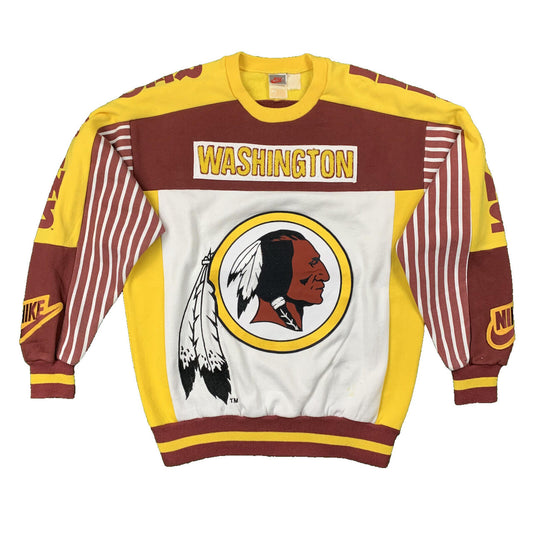 Nike Vintage Sweatshirt T Shirt NFL Skyline 80s Football Redskins Washington 90s