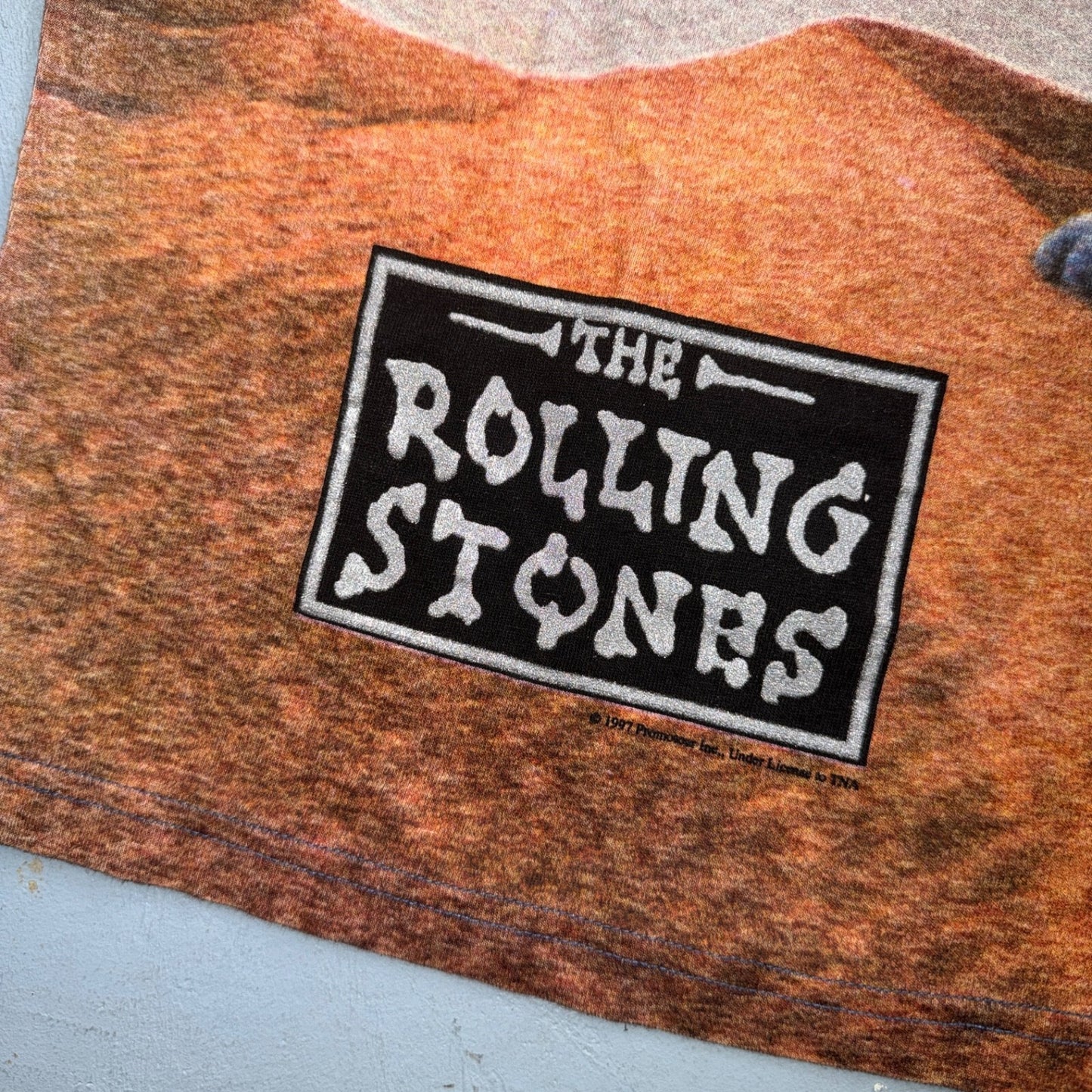 VTG 1997 The Rolling Stones Bridges to Babylon Tour All Over Print T Shirt AOP