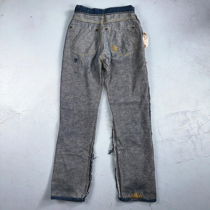 Levis 701 Big E Vintage 50s Redline Hidden Rivets USA 1950s Jeans 501 Act 26x29