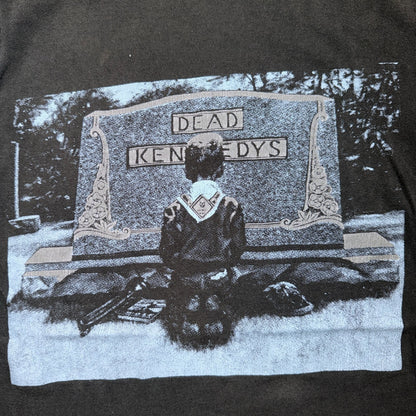 VTG 80s Dead Kennedys Memorial Graphic Punk Rock Hardcore Band T Shirt Black USA