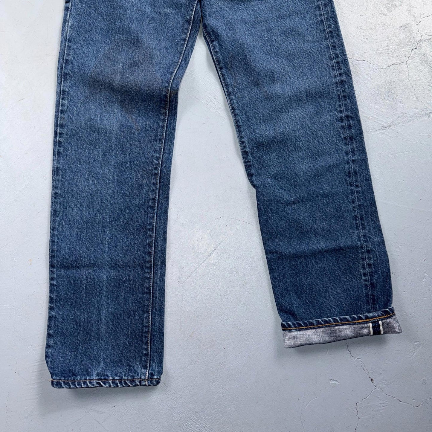 Levis 501 Vintage 80s Redline Selvedge USA XX Jeans Dark Wash 27x32 Act 24x28