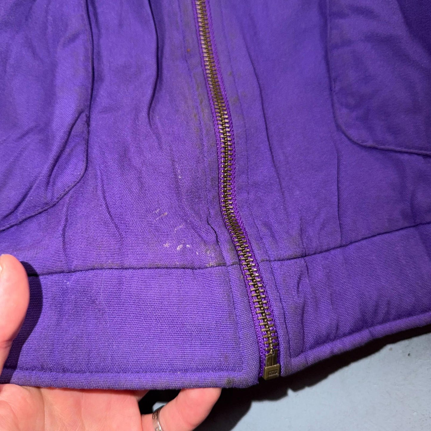 Nike VTG 90s University of Washington Huskies Team Jacket Puffer Large DIRTY