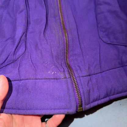 Nike VTG 90s University of Washington Huskies Team Jacket Puffer Large DIRTY