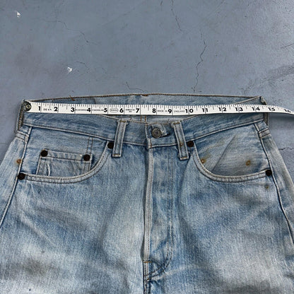 Levis 501 Vintage 80s Redline Selvedge USA XX Jeans Light Wash 1980s Act 29x30