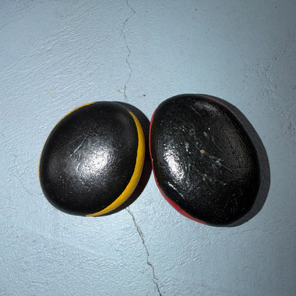 Hand Painted Rock Stone Art Inspirational Lady Bug Bugs Spring Funny Cute VTG