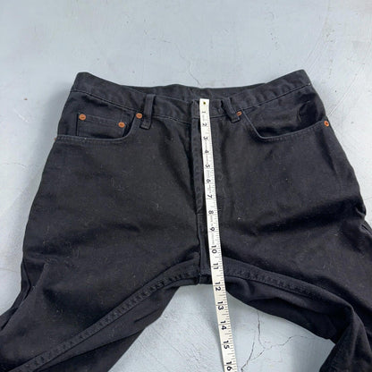 Levis 501 Vintage 90s USA XX Straight Leg Jeans Missing Buttons 31x32 Black