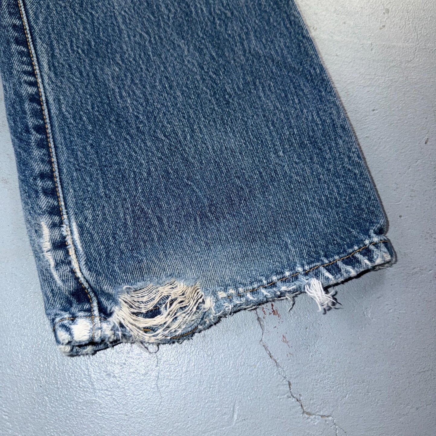Levis 501 Vintage Y2K 90s XX Straight Leg Jeans Blue Light Wash 33x34 Act 31x31