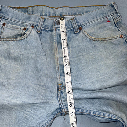 Levis 501 Vintage Y2K 90s XX Straight Leg Jeans Blue Light Wash 33x36 Act 30x29