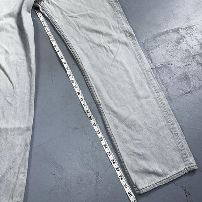 Levis 501 Vintage 90s USA XX Straight Leg Jeans 36x32 Light Wash Act 33x30