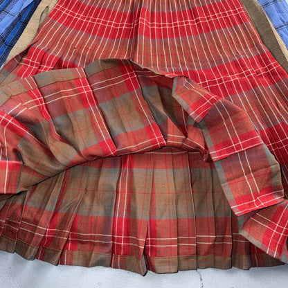 Womens Lot Of 4 Vintage Skirts Plaid Preppy School Pleated Wool Tartan Pendleton