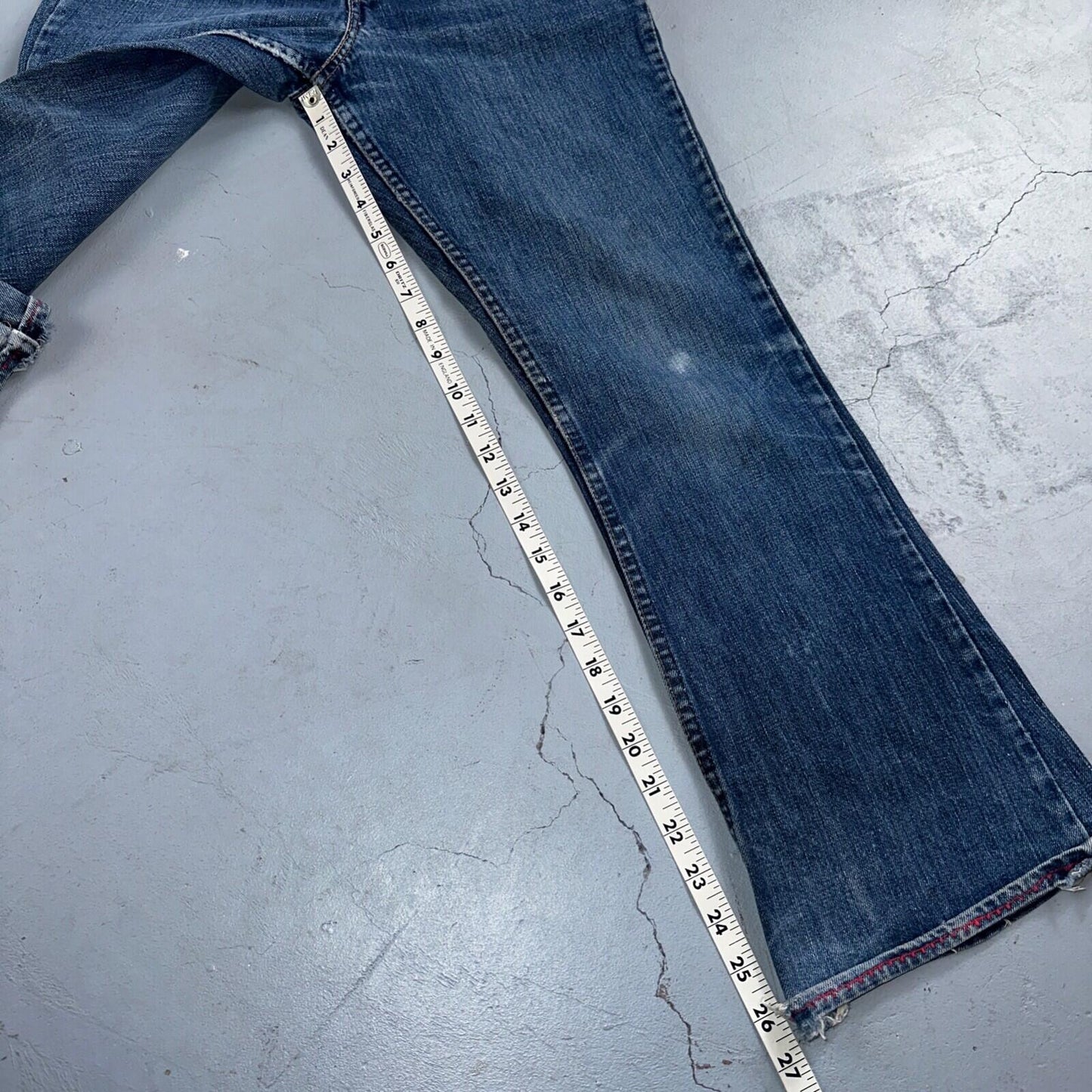 Levis 746 Vintage 70s USA Orange Tab Bootcut Flare Blue Bell Bottom Jeans 29x26