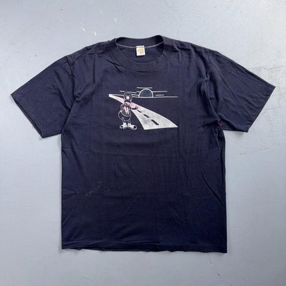 VTG 1970s Road Ducks T Shirt Ducked 70s 80s Southern Rock Band Music 3D Emblem