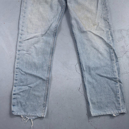 Levis 501 Vintage Y2K 90s XX Straight Leg Jeans Blue Light Wash 33x36 Act 30x29