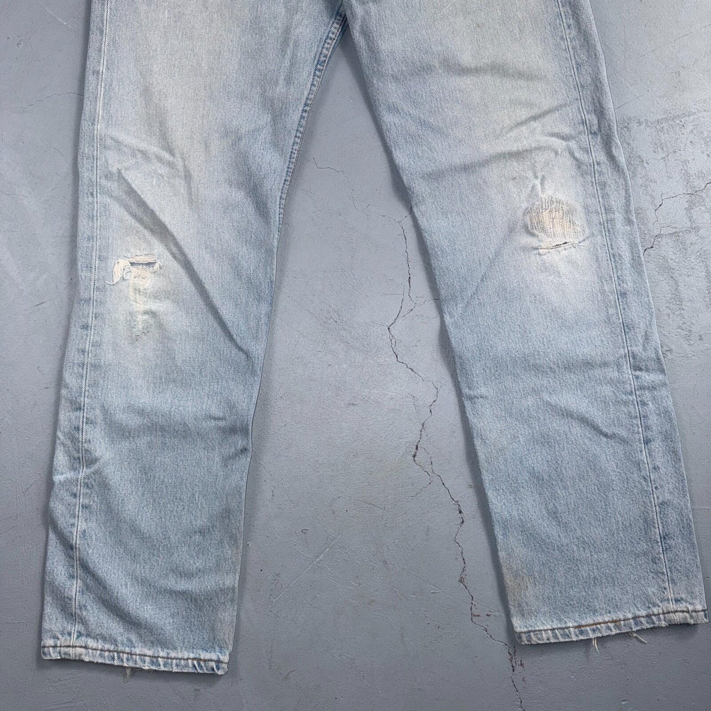 Levis 501 Vintage Y2K 90s XX Straight Leg Jeans Blue Light Wash 34x32 Act 33x31