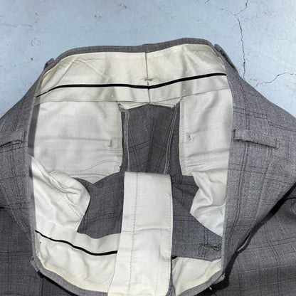 VTG Mens 2 PC Suit 38 Jacket Coat Pants Gray Rockabilly 60s 1960s Petrocelli