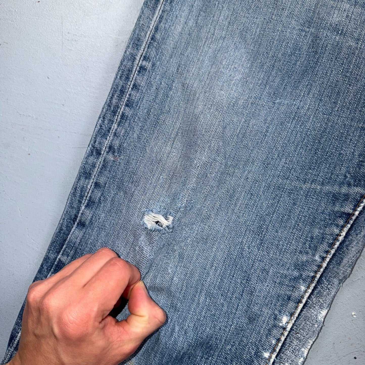 Levis 501 Vintage 70s SS Redline Selvedge USA Jeans Light Wash XX Act 31x26