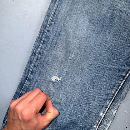 Levis 501 Vintage 70s SS Redline Selvedge USA Jeans Light Wash XX Act 31x26
