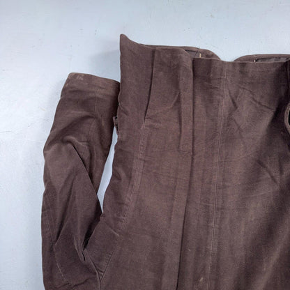 Gap Mens 42R Brown Tailored Velvet Single Breast Blazer Jacket VTG Style