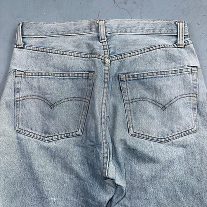Levis 501 Vintage 80s Redline Selvedge USA XX Jeans Light Wash 1980s Act 30x29