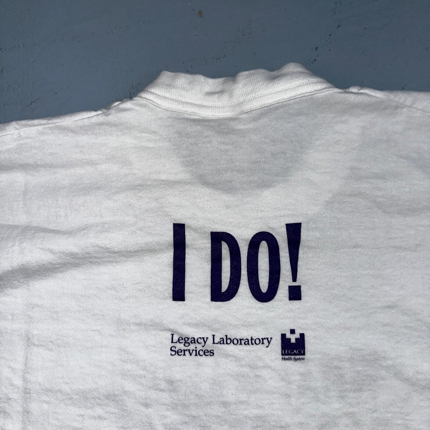 Laboratory Servies Quote VTG T Shirt FOTL 90s 2XL I DO Funny Humor Health Unqiue
