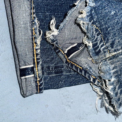 Levis 501 XX Big E Vintage 40s Redline Selvedge USA XX 1940s 50s Jeans 29x28