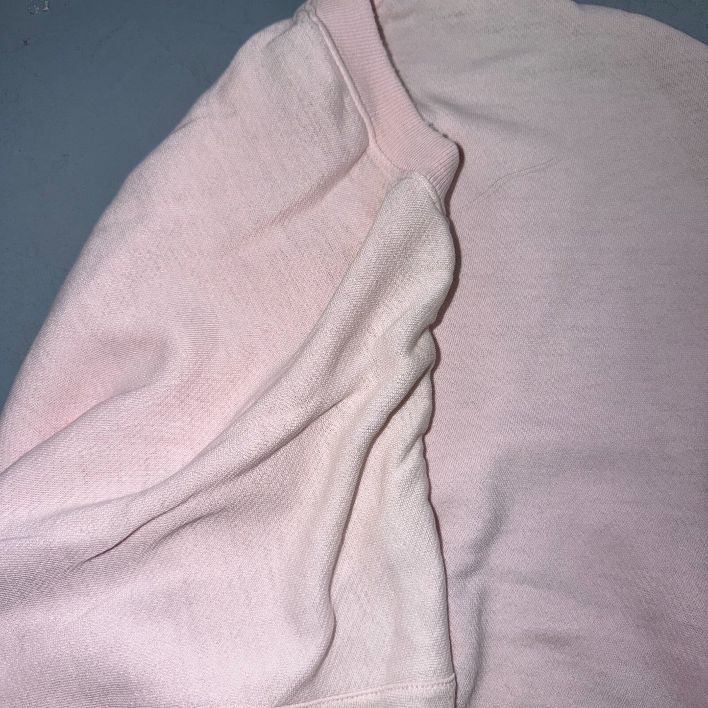 Vintage 90s Nike Mini Swoosh Embroidered Crewneck Sweatshirt Pink L Gray Tag