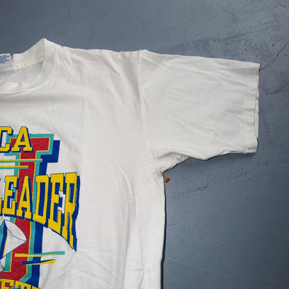 UCA Cheerleader Athlete VTG T Shirt Y2K 2000s College Spirit Football Promo