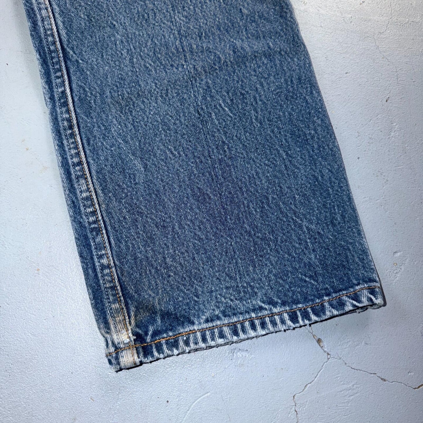 Levis 501 Vintage 90s USA XX Straight Leg Jeans Blue Light Wash 38x30 Act 35x26