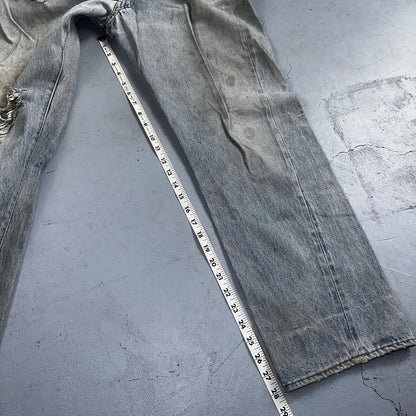Levis 501 Vintage 80s Redline Selvedge USA XX Jeans Light Wash 36x31 Act 33x28