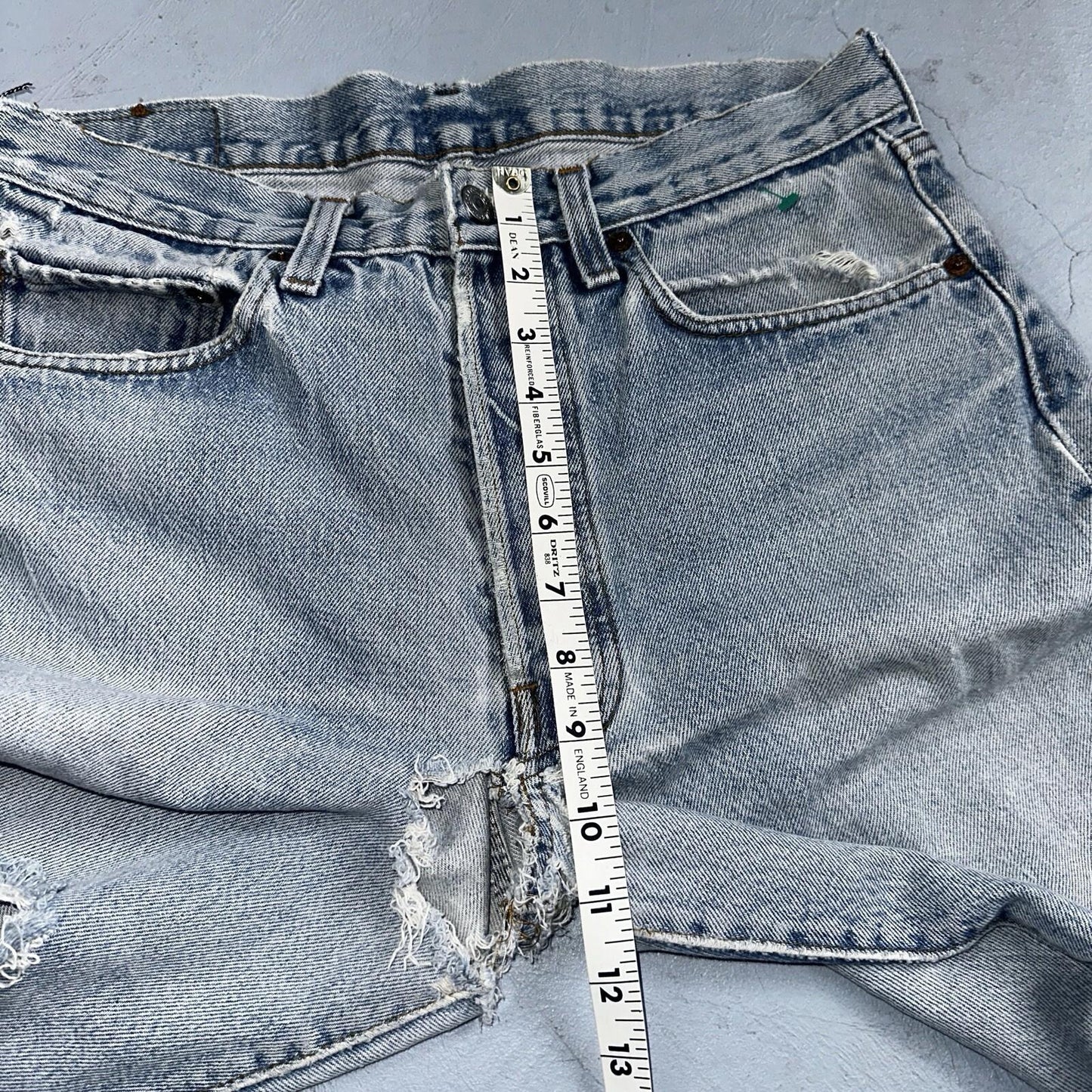 Levis 501 Vintage 80s USA XX Straight Leg Jeans 33x30 Altered Skinny Act 30x33
