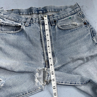 Levis 501 Vintage 80s USA XX Straight Leg Jeans 33x30 Altered Skinny Act 30x33