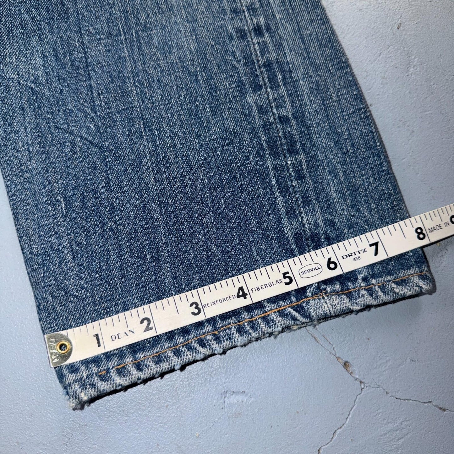 Levis 501 Vintage 70s SS Redline Selvedge USA XX Jeans Light Wash 31x33 Ac 30x29
