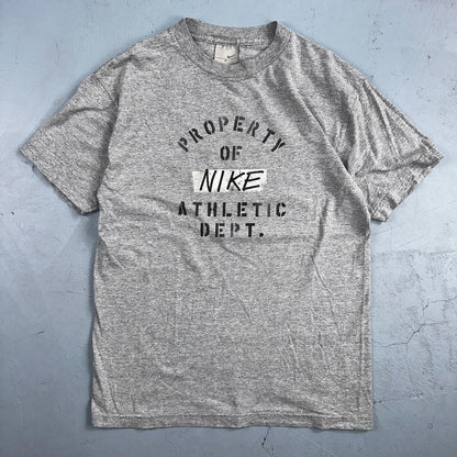 Nike Athletic Department Y2K VTG T Shirt Silver Tag Property Medium Y2K Graphic