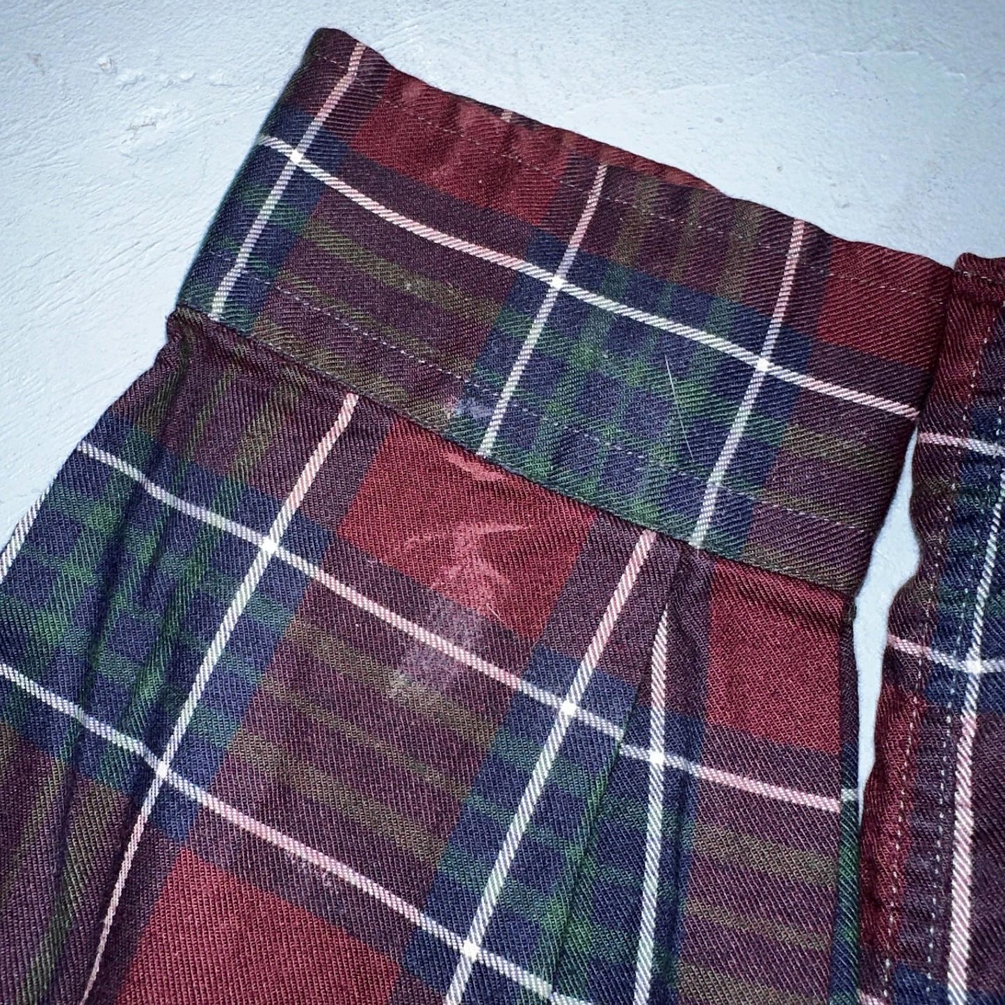 Vintage Polo Ralph Lauren Shirt Mens Large Red Blue Plaid Tilden Golf Crest
