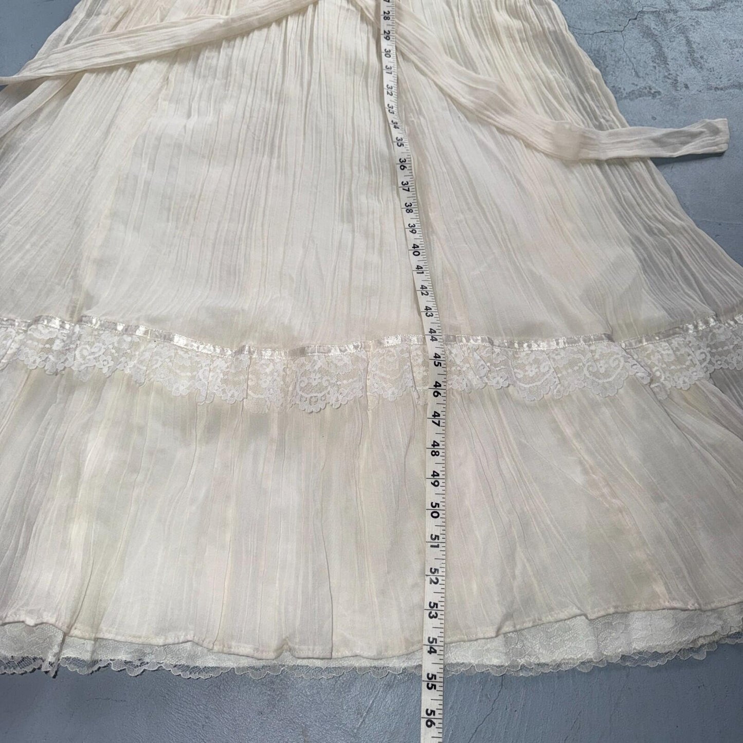 Gunne Sax ? Jessica San Francisco Wedding Dress VTG Lace 1970s Victorian Boho